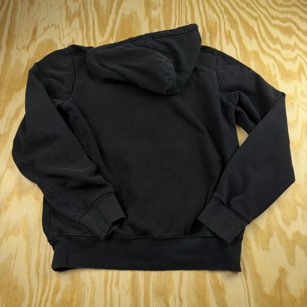 The North Face Mens Circular Design Logo Hoodie Black Small NF0A811F